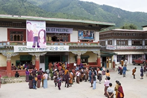 Thimphu Prints: The Cinema of Thimphu, the only one in Bhutan, Thimphu, Bhutan, Asia