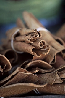 Stick Prints: Cinnamon sticks at the market, Fort de France, Martinique, Lesser Antilles