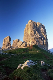 Cinque Torri at sunset