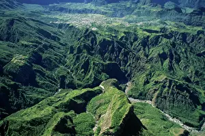 Reunion Prints: Cirque (caldera) of Mafate, Reunion