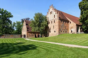 Brick Wall Prints: Former Cistercian Chorin Monastery, Brandenburg, Germany, Europe