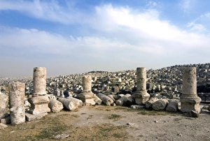 Images Dated 13th October 2007: The Citadel, Amman, Jordan, Middle East