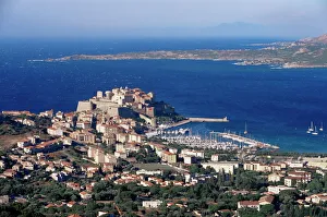Citadel and Calvi, Corsica, France, Mediterranean, Europe