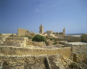 Gozo Prints: The citadel and cathedral in Victoria