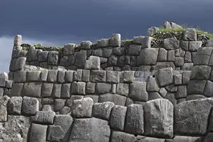Inca Prints: Citadel of Sacsahuayman, a native Inca complex surrounded by walls that were made