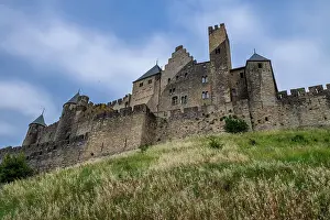 City Walls Prints: Cite de Carcassonne citadel, UNESCO World Heritage Site