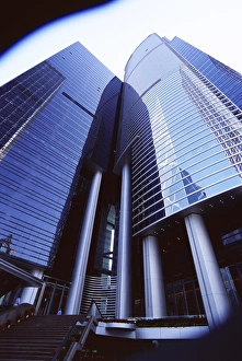 Corner Prints: Citibank Tower, Central, Hong Kong Island, Hong Kong, China, Asia