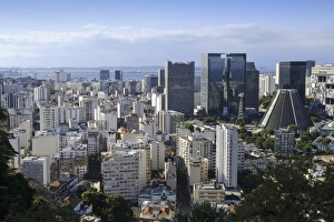 Business District Prints: City centre and central business district, Rio de Janeiro, Brazil, South America