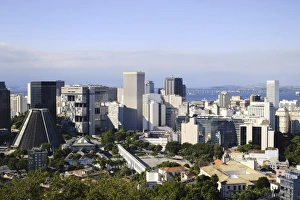 Office Building Prints: City centre and downtown, Rio de Janeiro, Brazil, South America