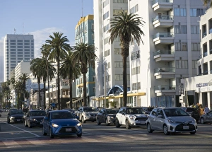 Santa Monica Prints: City centre, Santa Monica, California, United States of America, North America