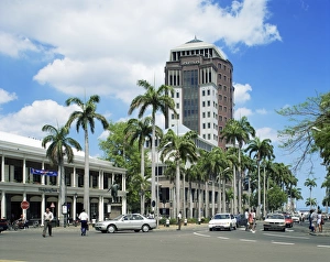 Port Louis Prints: City centre and State Bank