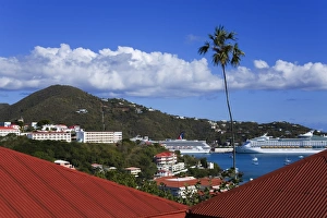 City of Charlotte Amalie, St. Thomas Island, U. S. Virgin Islands, West Indies