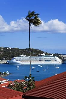 Images Dated 4th April 2007: City of Charlotte Amalie, St. Thomas Island, U.S. Virgin Islands, West Indies