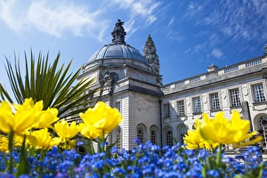 Cardiff Prints: City Hall, Cardiff, Wales, United Kingdom, Europe