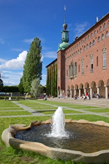 Kungsholmen Prints: City Hall, Kungsholmen, Stockholm, Sweden, Scandinavia, Europe