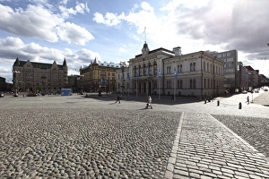 Images Dated 18th June 2009: City Hall, Market Square, Tampere City, Pirkanmaa, Finland, Scandinavia, Europe