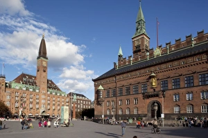 City Hall Square, Copenhagen, Denmark, Scandinavia, Europe