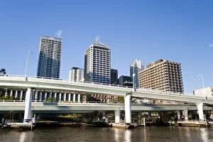 Images Dated 12th June 2009: City and highways, Brisbane, Queensland, Australia, Pacific