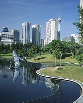 The city from KLCC Park