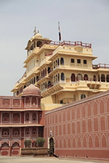 Images Dated 8th April 2010: City Palace, Jaipur, Rajasthan, India, Asia