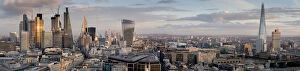 City Of London Collection: City panorama from St. Pauls, City of London, London, England, United Kingdom, Europe