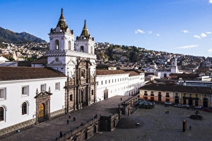 Historic Centre Prints: City of Quito, the Historic Centre of Quito Old Town, UNESCO World Heritage Site