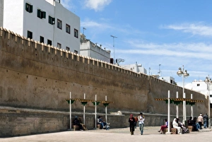 City Walls Prints: City ramparts, Medina, Tetouan, UNESCO World Heritage Site, Morocco, North Africa, Africa