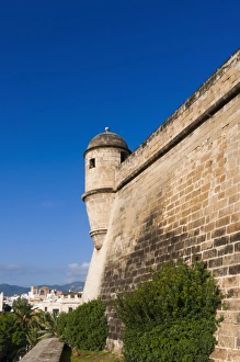 Ramparts Prints: City ramparts, Palma de Mallorca, Majorca, Balearic Islands, Spain, Europe