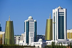 Astana Prints: City skyline, Astana, Kazakhstan, Central Asia, Asia