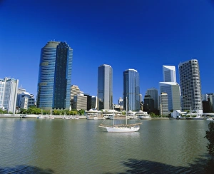 Brisbane Prints: City skyline, Brisbane, Queensland, Australia