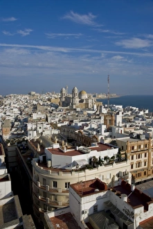 Cadiz Gallery: City skyline, Cadiz, Andalucia, Spain, Europe
