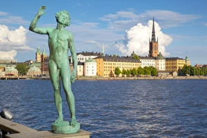 City skyline from City Hall, Stockholm, Sweden, Scandinavia, Europe