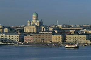 Helsinki Prints: City skyline, Helsinki, Finland, Scandinavia, Europe