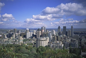 Montreal Prints: City skyline, Montreal, Quebec. Canada, North America