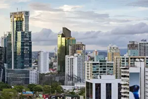 Panama Prints: City skyline, Panama City, Panama, Central America