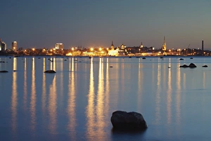 Images Dated 22nd August 2009: City skyline from Pirita, Tallinn, Estonia, Baltic States, Europe