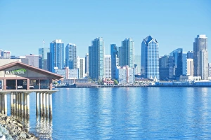 Images Dated 13th February 2009: City skyline, San Diego, California, United States of America, North America