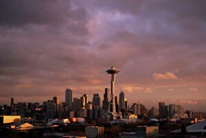 Images Dated 28th February 2008: City skyline, Seattle, Washington State, United States of America (U