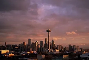 Images Dated 28th February 2008: City skyline, Seattle, Washington State, United States of America (U