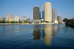 Tampa Prints: City skyline, Tampa, Gulf coast, Florida, United States of America (U