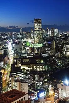 Images Dated 18th December 2009: City skyline view looking towards Roppongi from Tokyo Tower, Tokyo, Japan, Asia