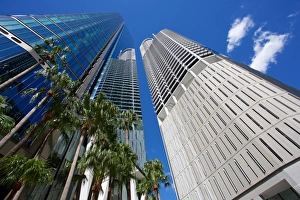 Queensland Prints: City Skyscrapers, Brisbane, Queensland, Australia, Oceania