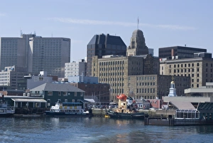 City view from harbour, Halifax, Nova Scotia, Canada, North America