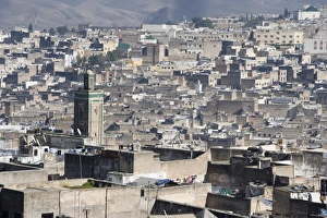 City view with minaret