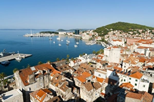 Images Dated 5th August 2010: City view of Split, region of Dalmatia, Croatia, Europe