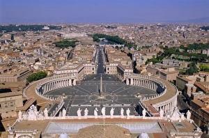 Holy See Prints: City view from the top of the St