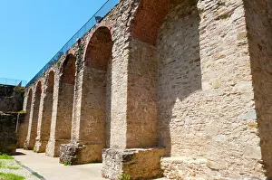 Arezzo Prints: City walls of Medici Fortress, Arezzo, Tuscany, Italy
