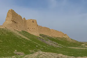 Kazakhstan Prints: City walls, Sauran Ancient Settlement, Turkistan, Kazakhstan, Central Asia, Asia