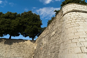 Zadar County Prints: City walls, Zadar, Zadar county, Dalmatia region, Croatia, Europe