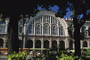 Front of citys rail station